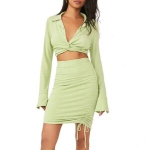 FREE PEOPLE 2 piece top & skirt set - L